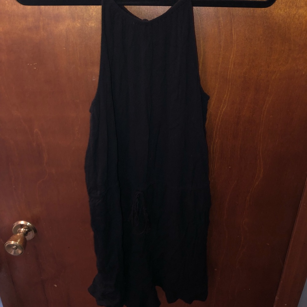 Simple black romper